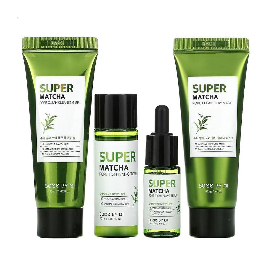 Набір для обличчя Some By Mi Super Match Pore Care Starter Kit (гель для вмивання, 42 мл + маска, 42 г + тонер, 30 мл + сироватка, 10 мл)