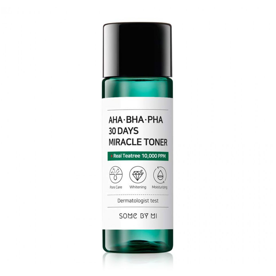Очищувальний тонер для обличчя Some By Mi AHA BHA PHA 30 Days Miracle Toner для проблемної шкіри, 30 мл